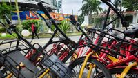 Sepi Peminat, Sepeda Sewaan di Kawasan Sudirman-Thamrin Kini Jadi Besi Tua