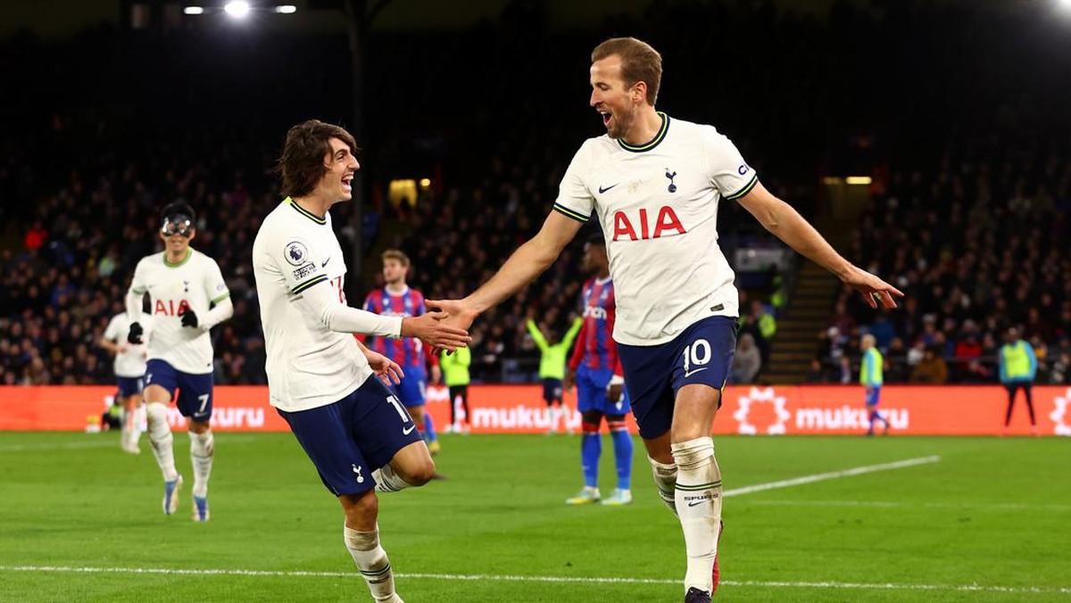Tottenham Hotspur berpesta 4-0 ke gawang Crystal Palace. (Foto: Getty Images/Chloe Knott - Danehouse)
