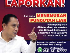 Pemkot Surabaya Terima 187 Aduan Hotline, Ada Praktik Pungli-Penipuan Pemkot Surabaya Terima 187 Aduan Hotline, Ada Praktik Pungli-Penipuan