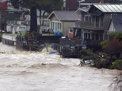 Penampakan Banjir di California yang Tewaskan 14 Orang
