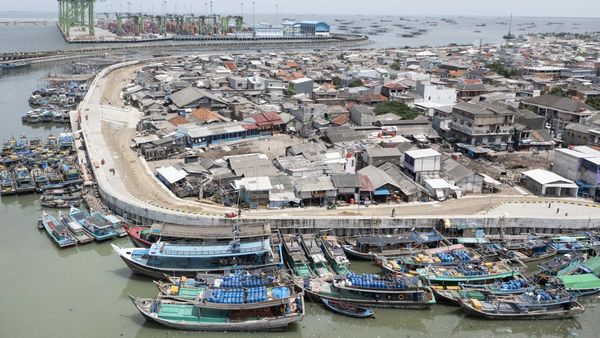 Mantap! Tanggul Kalibaru Sudah Kelar Dibangun