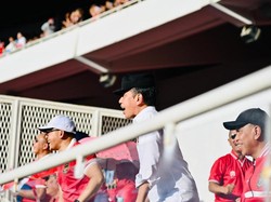 Jokowi Ngaku Tegang tapi Menikmati Nonton Indonesia Vs Vietnam di GBK