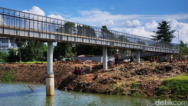 Progres Terkini Pembangunan Ruang Limpah Sungai Lebak Bulus
