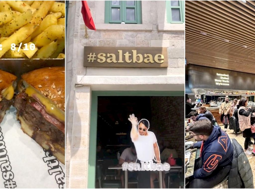 Tiru Menu Salt Bae, Restoran Ini Sajikan Burger Seharga Rp 130 Ribu