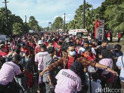 Suporter Padati Stadion GBK Jelang Indonesia Vs Vietnam
