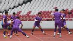 Timnas Vietnam Puji Rumput GBK Saat Latihan Jelang Semifinal