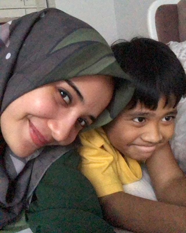 Zaskia Sungkar dan Muhammad Rizky Rakhmani