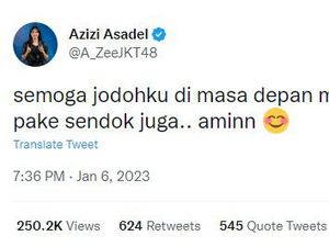 Curhat di Twitter, Zee JKT48 Ingin Jodohnya Makan Nasi Padang Pakai Sendok Curhat di Twitter, Zee JKT48 Ingin Jodohnya Makan Nasi Padang Pakai Sendok