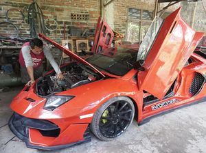 Keren! Pria Asal Sukoharjo Ubah Mitsubishi Eterna Jadi Lamborghini