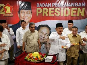 Prabowo Resmikan Kantor Badan Pemenangan Presiden Gerindra