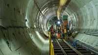 Stasiun Bawah Tanah MRT Monas dan Thamrin Nyaris Setengah Jadi