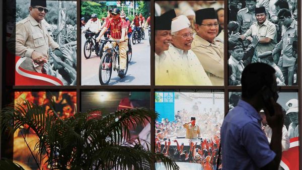 Intip Kantor Badan Pemenangan Presiden Gerindra yang Diresmikan Prabowo