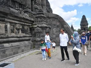 Ajak Jan Ethes-Lembah Manah, Jokowi Wisata ke Candi Prambanan Ajak Jan Ethes-Lembah Manah, Jokowi Wisata ke Candi Prambanan