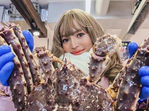 Rachel Goddard Liburan ke Jepang, Makan King Crab Rp 7 Juta! Rachel Goddard Liburan ke Jepang, Makan King Crab Rp 7 Juta!