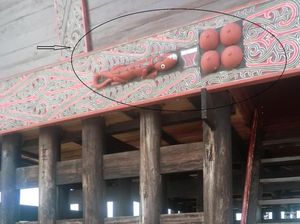 Ini Makna Ornamen Mirip Cicak di Rumah Adat Batak Ini Makna Ornamen Mirip Cicak di Rumah Adat Batak