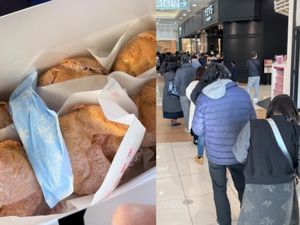 Pelanggan Rela Antre Satu Jam Demi Dapat Menu Spesial di Beard Papa Pelanggan Rela Antre Satu Jam Demi Dapat Menu Spesial di Beard Papa