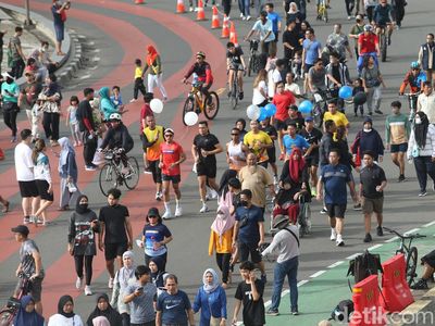 Suasana CFD Pertama Jakarta di 2023