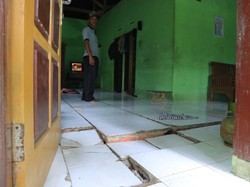 Belasan Rumah di Pacitan Rusak-Retak Terdampak Tanah Gerak