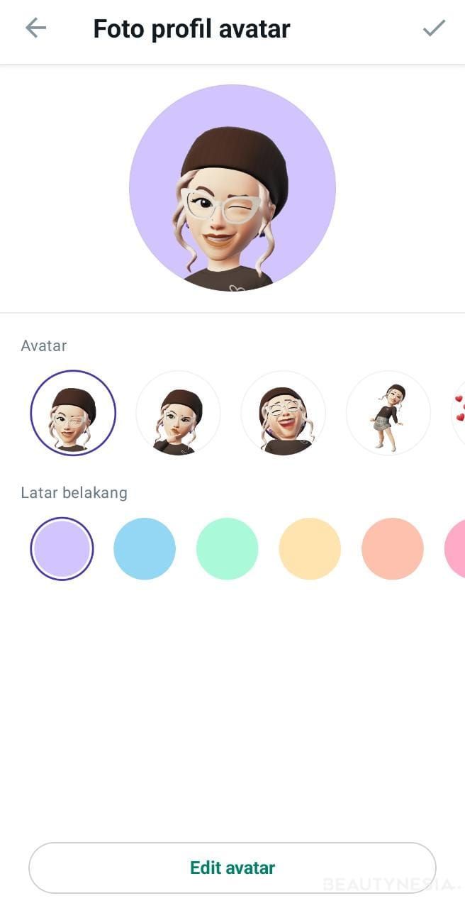 Cara Mengubah Stiker Avatar Menjadi Foto Profil