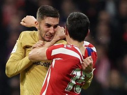 Atletico Vs Barcelona: Momen Gulat Savic Vs Torres, Berujung Kartu Merah