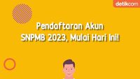 Infografis: Pendaftaran Akun SNPMB 2023, Mulai Hari Ini!