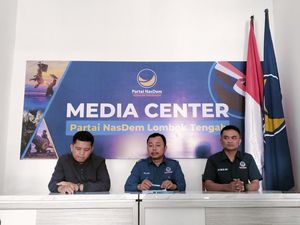 NasDem Lombok Pertebal Pengamanan Anies Selama di NTB NasDem Lombok Pertebal Pengamanan Anies Selama di NTB