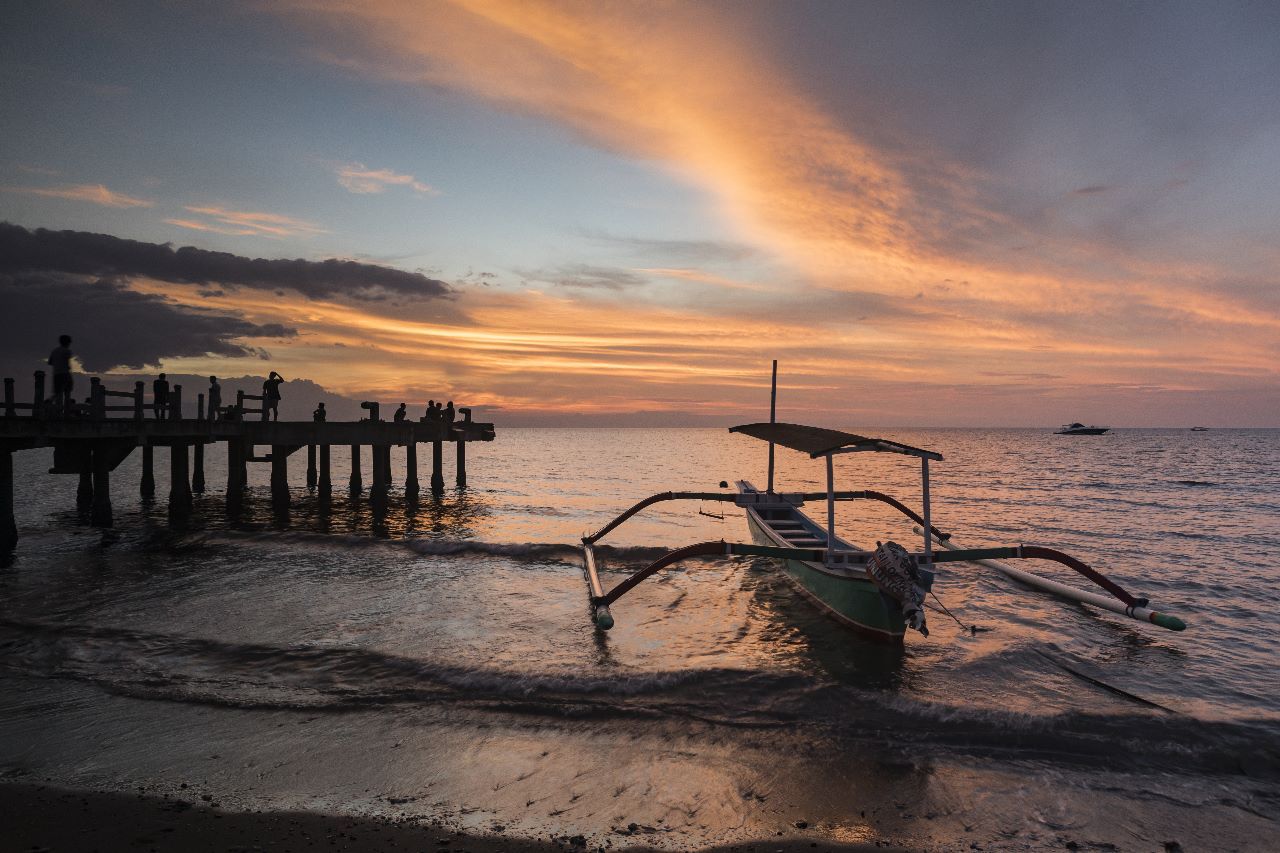 Pantai Lovina, Buleleng, Bali.