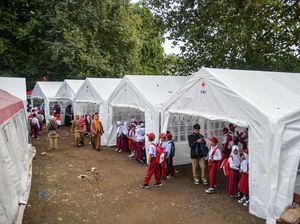 8 Ribu Siswa Korban Gempa Cianjur Masih Belajar di Tenda
