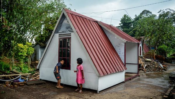 Seperti Ini Penampakan Hunian Sementara Korban Gempa Cianjur
