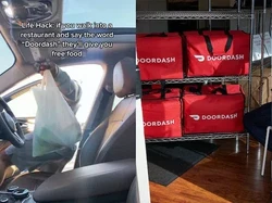 Curang! Pria Ini Menyamar Jadi Pengantar Makanan Demi Makan Gratis