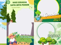 15 Twibbon Hari Gerakan Satu Juta Pohon 10 Januari 2023 dan Sejarahnya