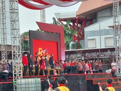 Mahfud, Budi Gunawan hingga Hendropriyono Hadiri HUT ke-50 PDIP