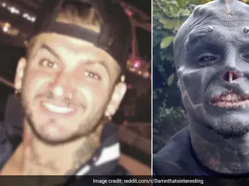 Transformasi Cowok yang Rela Potong Jari Demi Jadi Black Alien Transformasi Cowok yang Rela Potong Jari Demi Jadi Black Alien