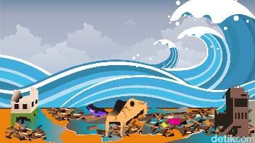 Gempa M 7,7 di Filipina Picu Tsunami di RI, Warga Diimbau Jauhi Pantai