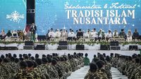 Momen Jokowi Hadiri Festival Tradisi Islam Nusantara