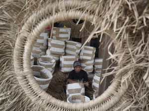 Keranjang Anyaman Ini Tembus Sampe Ke Luar Negeri Lho