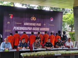 10 Orang Ditangkap gegara Selundupkan 50 Kg Sabu dari Malaysia