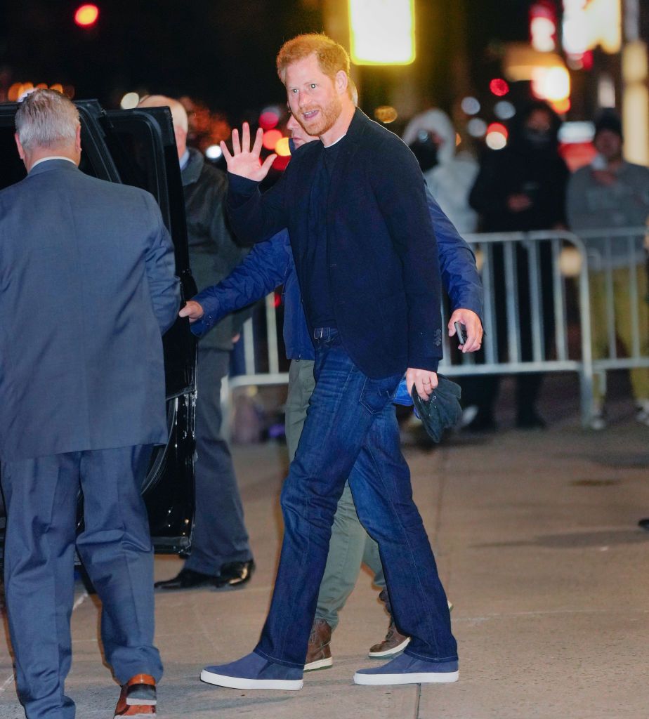 NEW YORK, NEW YORK - JANUARY 09: Prince Harry, Duke of Sussex is seen leaving 
