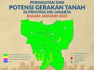 BPBD DKI Ungkap 15 Wilayah Ada Potensi Pergerakan Tanah, Ini Titiknya BPBD DKI Ungkap 15 Wilayah Ada Potensi Pergerakan Tanah, Ini Titiknya