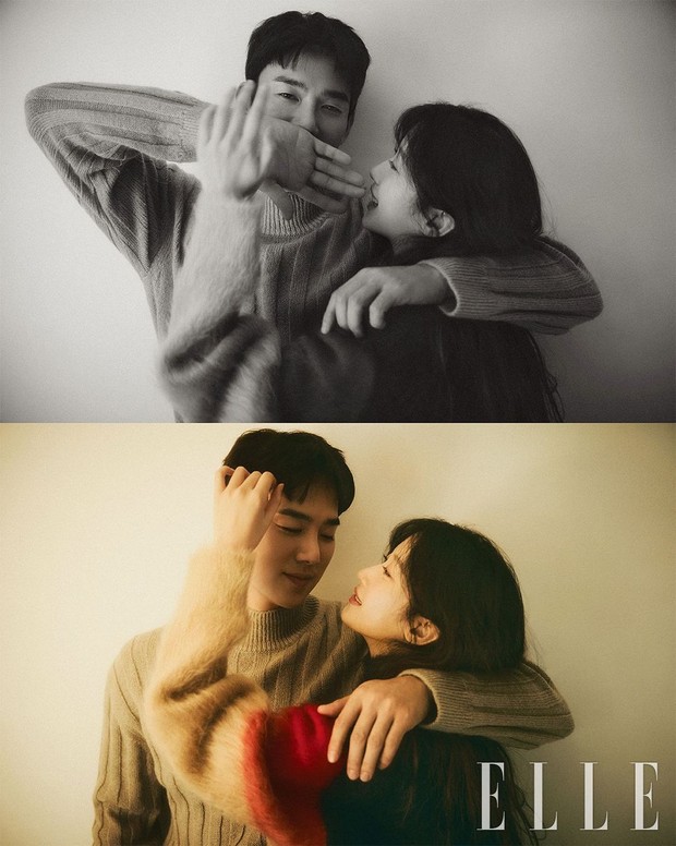 Potret Yoo Yeon Seok dan Moon Ga Young dalam pemotretan bersama ELLE Korea/ Foto: instagram.com/ellekorea Potret Yoo Yeon Seok dan Moon Ga Young dalam pemotretan bersama ELLE Korea