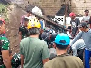 Anggota TNI di Cianjur Meninggal Tertimpa Bangunan Terdampak Gempa