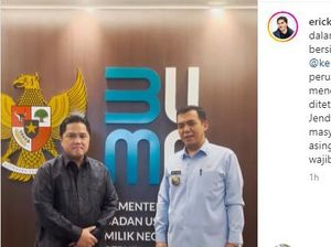 Mau Bersih-bersih Imigrasi, Silmy Karim Sambangi Erick Thohir