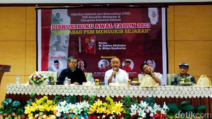 UIN Alauddin Makassar menyelenggarakan diskusi buku Satu Abad PSM Mengukir Sejarah