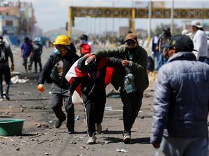 Suasana Mencekam Demo di Peru, Sudah 47 Nyawa Melayang Suasana Mencekam Demo di Peru, Sudah 47 Nyawa Melayang