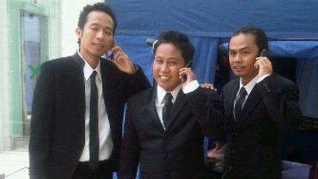 Denny, Narji, dan Wendy Cagur