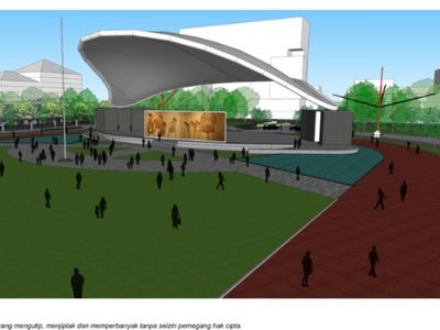 Megahnya Desain Baru Lapangan Merdeka Medan