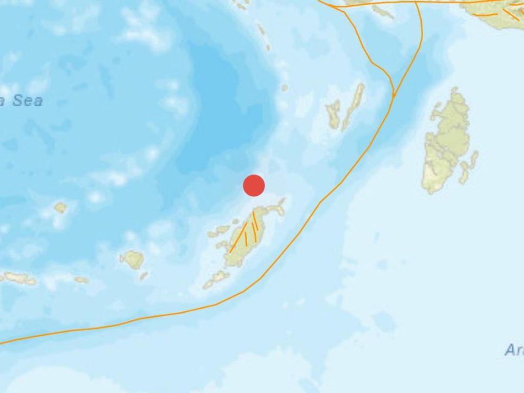 Gempa M 4,8 Guncang Tanimbar Maluku, Berpusat di Laut