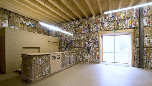 Keren Banget, Kantor Ini Dibangun Pakai Sampah Kertas