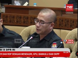 Rapat di DPR, Ketua KPU Dicecar soal Aduan Dugaan Loloskan Partai Gelora