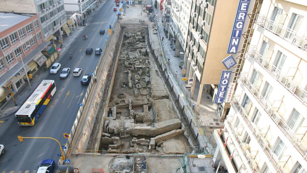 Potret Peradaban Terkubur di Yunani Muncul karena Pembangunan MRT Potret Peradaban Terkubur di Yunani Muncul karena Pembangunan MRT